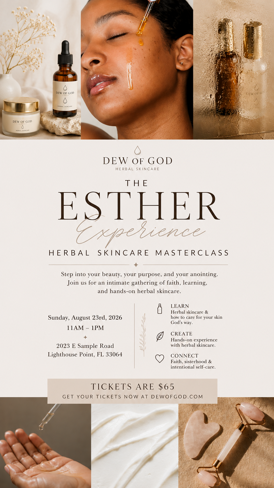 The Esther Experience: Herbal Skincare Masterclass