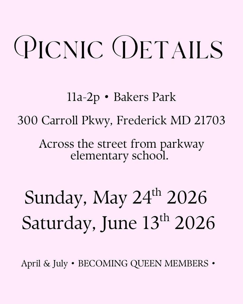 Prayer Picnic